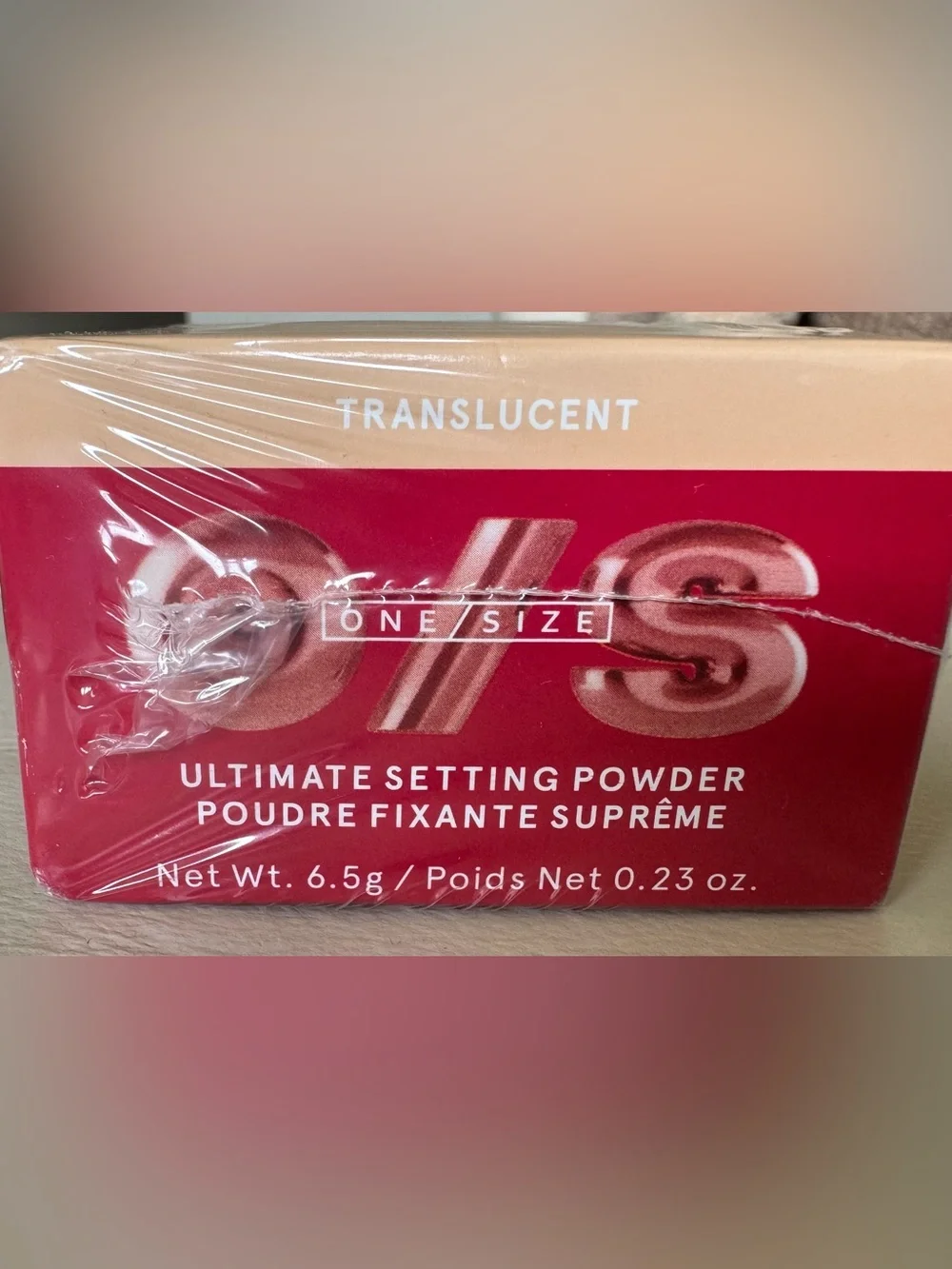 ONE/SIZE Translucent Ultimate Setting Powder - Red & Cream Box